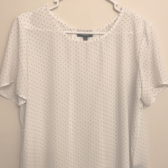 Premise 🖤 White Polka dot Blouse - Picture 1 of 11